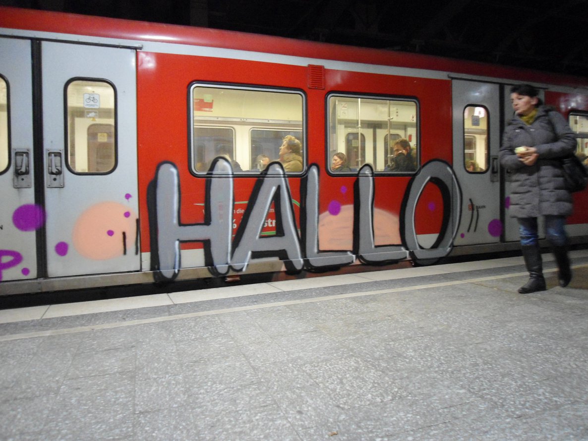 Graffiti Train - Photo by auslaender - hallo
