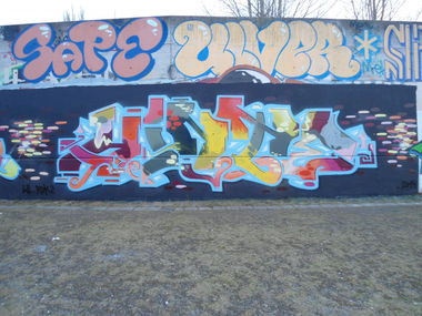 Graffiti Wall - Photo by auslaender - hinte, hamburg