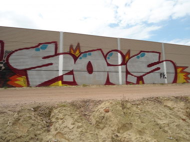 Graffiti Wall - Photo by auslaender - sois, fk, hamburg (2014)