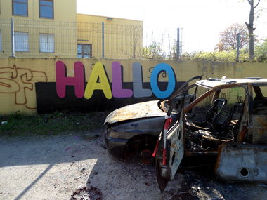 Graffiti Wall - Photo by auslaender - hallo, ghetto