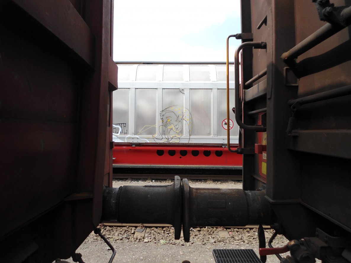 Graffiti Train - Photo by auslaender - köln