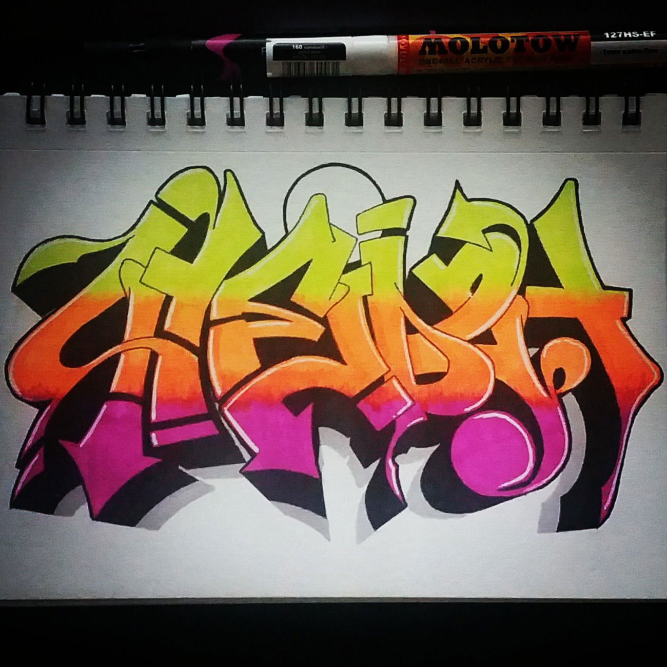 Graffiti Sketch - Photo by ayejbzy (2016)