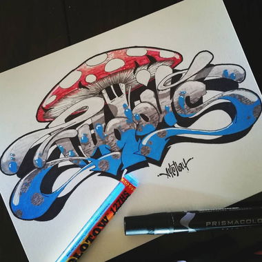 Graffiti Sketch - Photo by ayejbzy (2016)