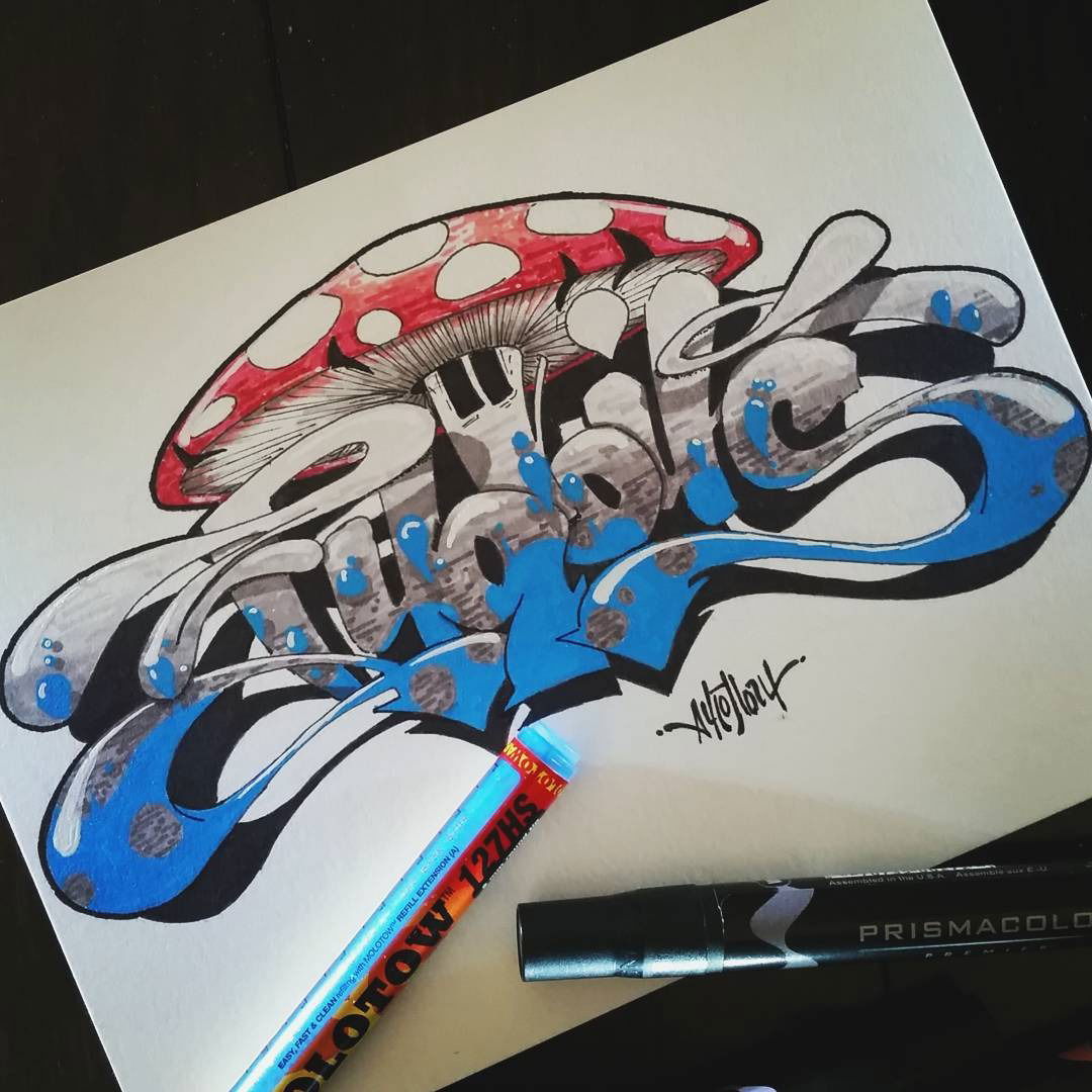Graffiti Sketch - Photo by ayejbzy (2016)