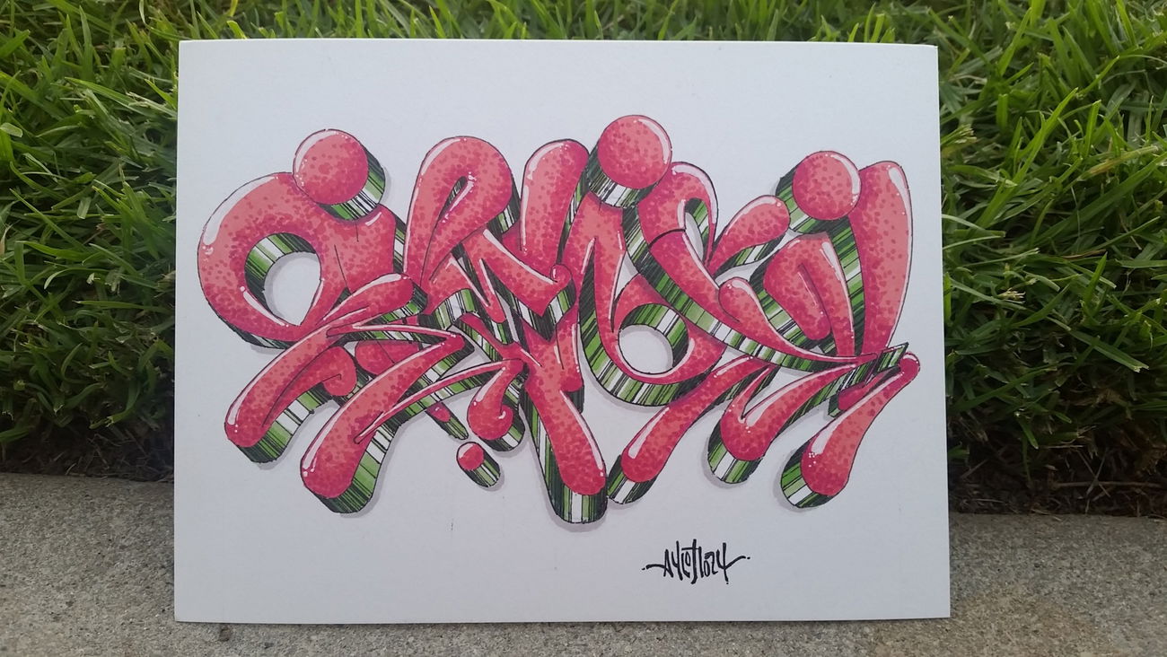 Graffiti Sketch - Photo by ayejbzy (2016)