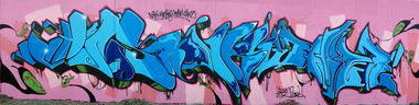 Graffiti Wall - Photo by baker - Chaos, Monkey, Baker (2006)