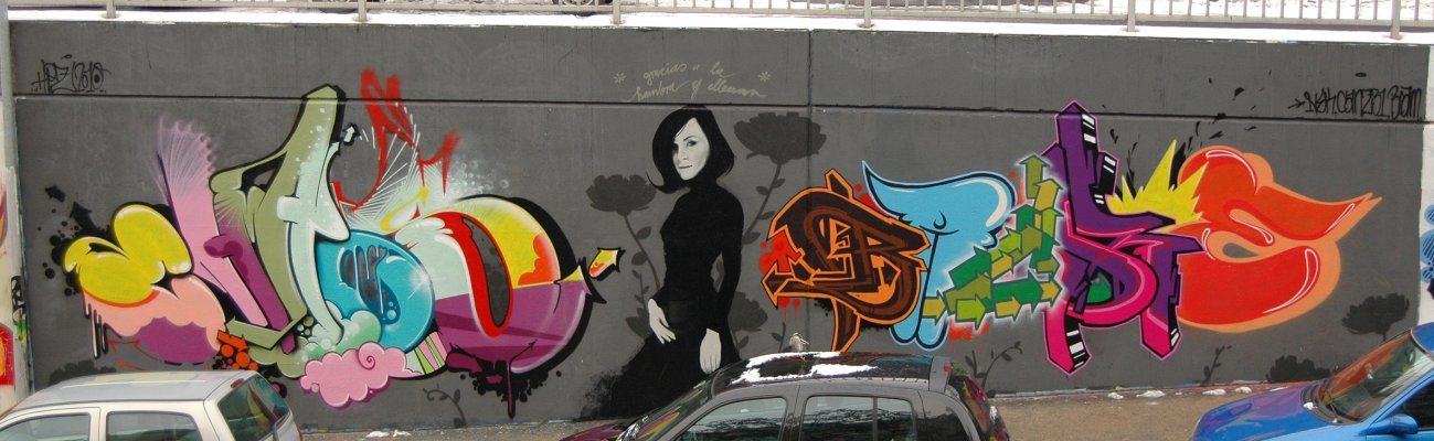 Graffiti Wall - Photo by baker - Chaos, Canz31, Baker (2010)