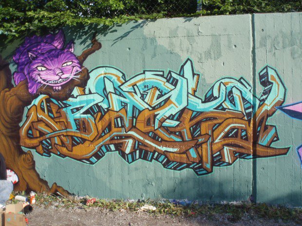 Graffiti Wall - Photo by baker - Baker (2011)