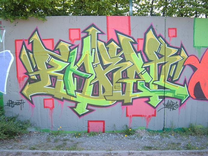 Graffiti Wall - Photo by baker - Baker (2007)