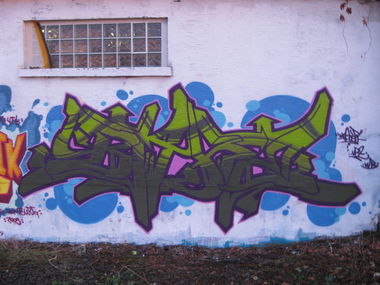 Graffiti Wall - Photo by baker - Baker (2009)