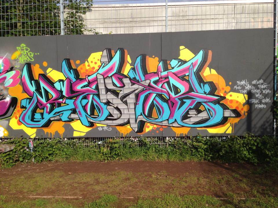 Graffiti Wall - Photo by baker - Baker (2013)