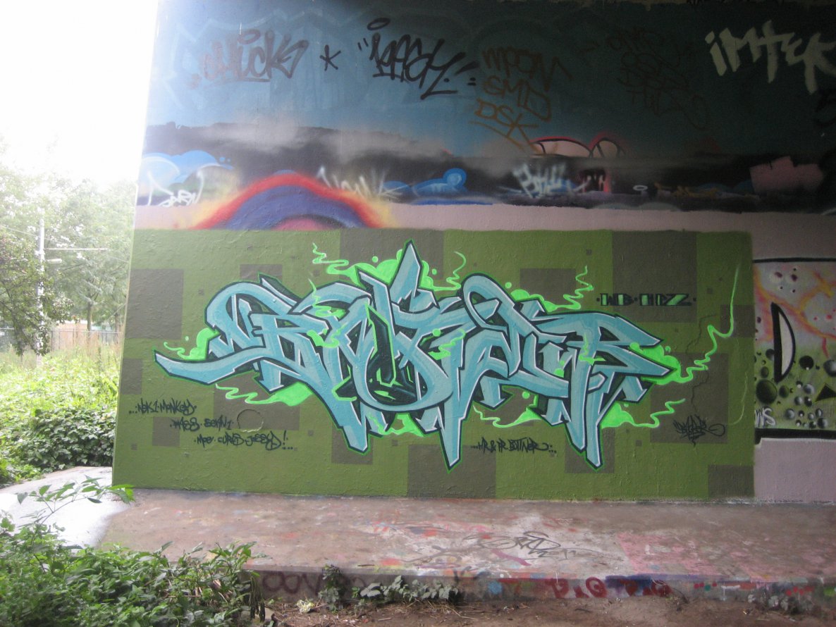 Graffiti Wall - Photo by baker - Baker (2011)