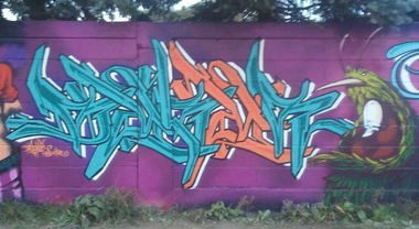 Graffiti Wall - Photo by baker - Baker, Monkey (2010)