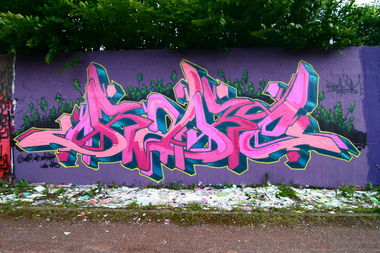 Graffiti Wall - Photo by baker - Baker (2010)