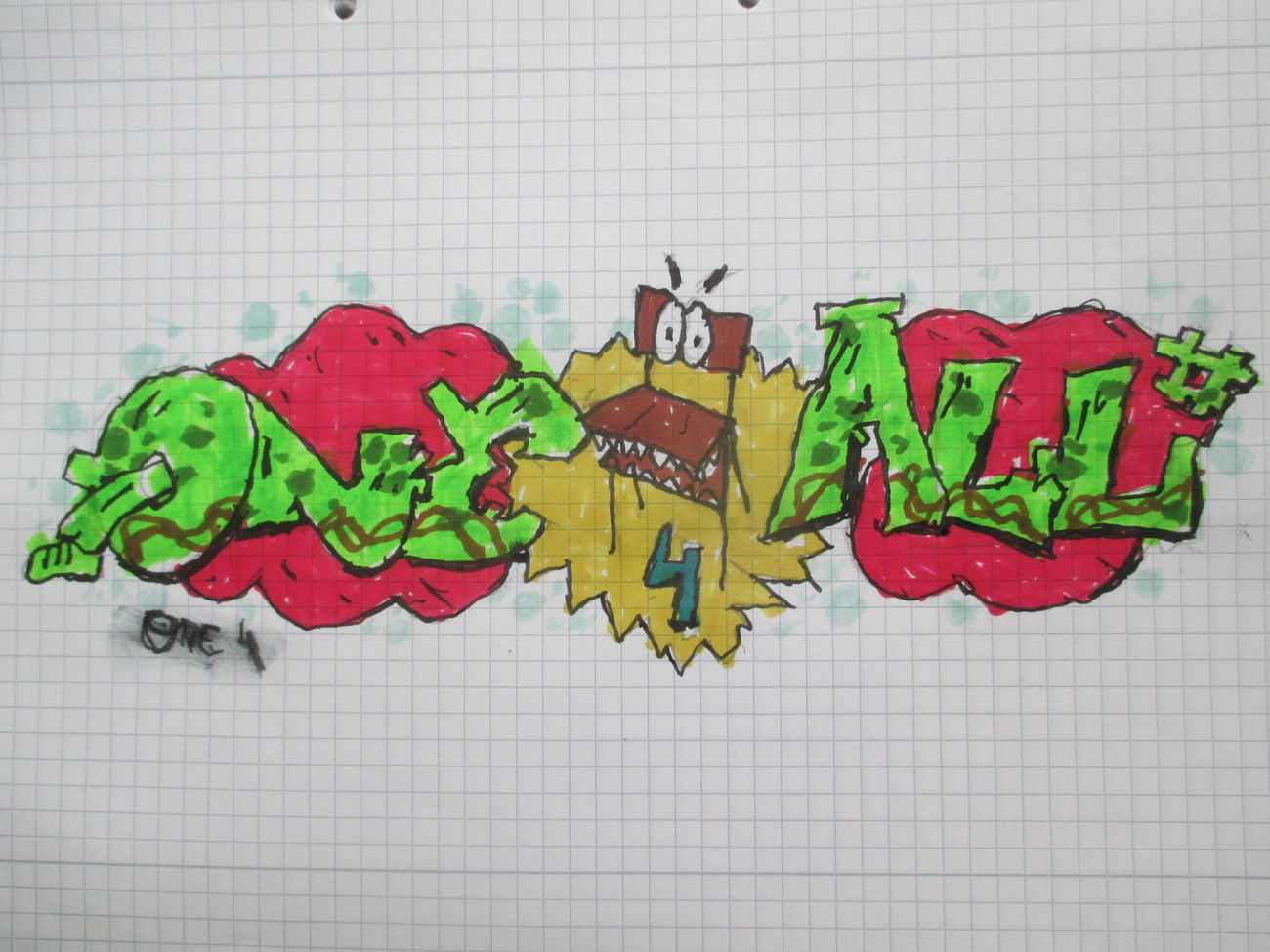 Graffiti Sketch - Photo by balticbeast99 - one4all, battle, balticbeasts (2016)