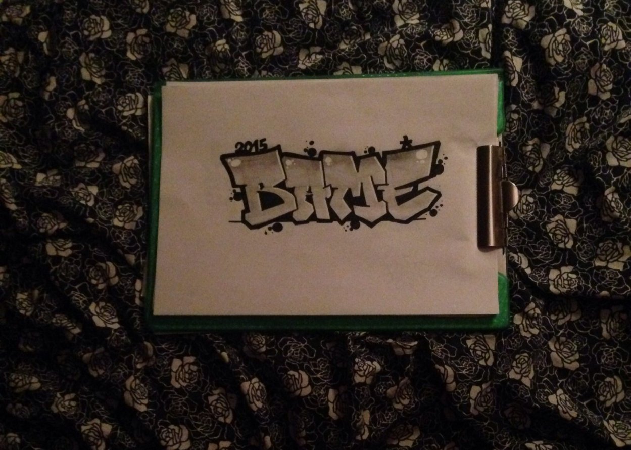 Graffiti Sketch in Torun - Photo by bame1 - Bameone (2015)