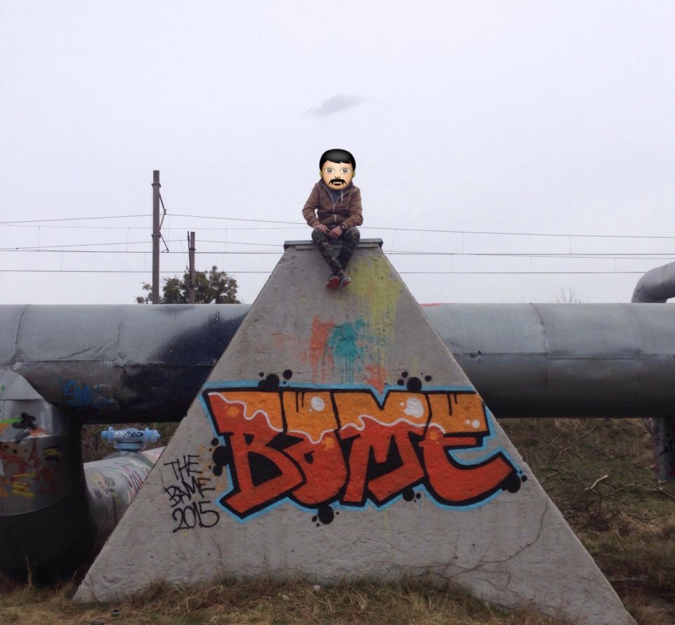 Graffiti Wall in Poland - Photo by bame1 - Bame, trapezy (2015)