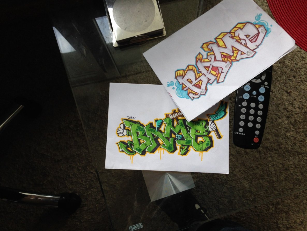 Graffiti Wall in Poland - Photo by bame1 - Bame (2015)