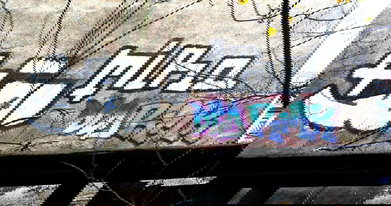 Graffiti Bombing - Photo by barbara - +-0, pmn, miro