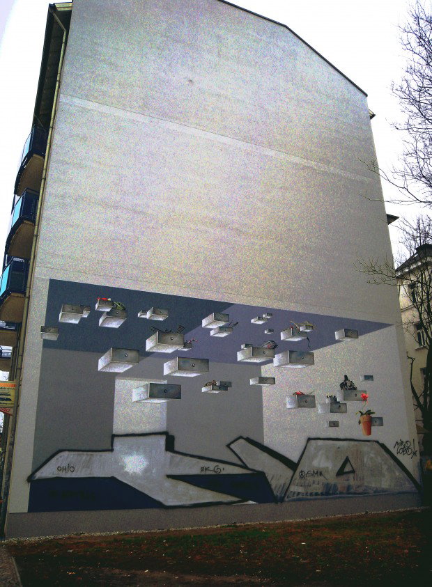 Graffiti Wall in Leipzig - Photo by barbara - +-0, ohio, qkg