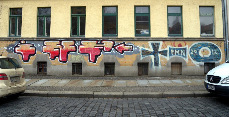 Graffiti Wall in Mochau - Photo by barbara - inf, +-0, pmn