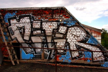 Graffiti Wall in Bienstädt - Photo by barbara - meter