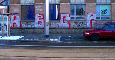 Graffiti Wall in Mochau - Photo by barbara - abcp, broa, adhs