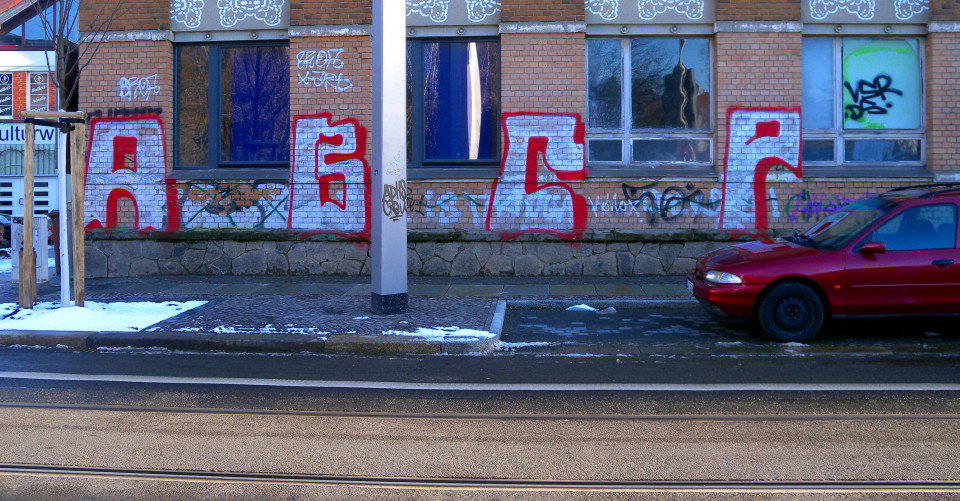 Graffiti Wall in Mochau - Photo by barbara - abcp, broa, adhs