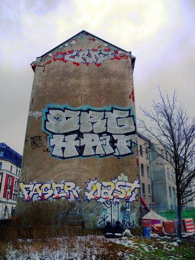 Graffiti Bombing - Photo by barbara - craz, org, haif