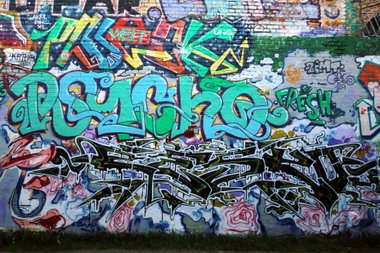 Graffiti Wall in Germany - Photo by barbara - plueck, psycho, resko