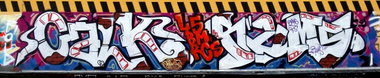 Graffiti Wall - Photo by barbara - calk, 45, bm