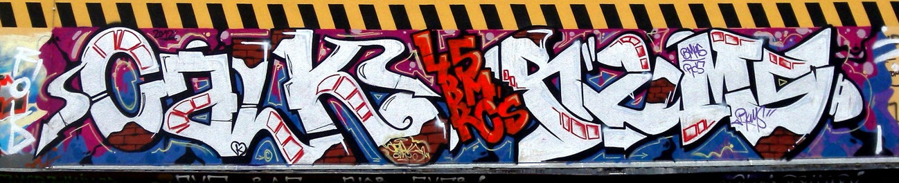 Graffiti Wall - Photo by barbara - calk, 45, bm