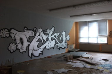 Graffiti Wall - Photo by barbara - olek, nws
