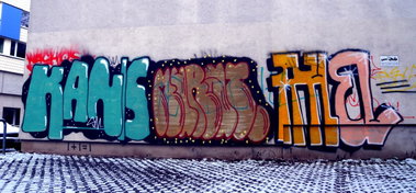 Graffiti Wall in Germany - Photo by barbara - kanis, murat, ahel