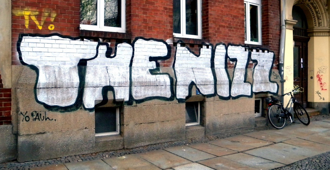 Graffiti Bombing - Photo by barbara - the, nizz, yo