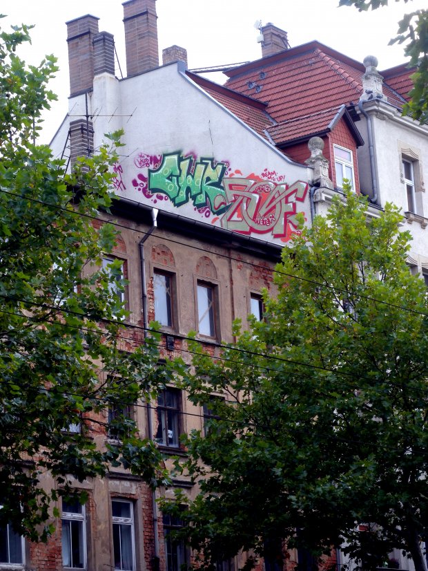 Graffiti Bombing - Photo by barbara - cwr, bof, meter