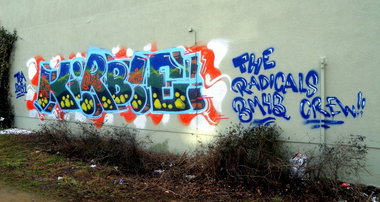 Graffiti Bombing - Photo by barbara - kirbie, tca, the