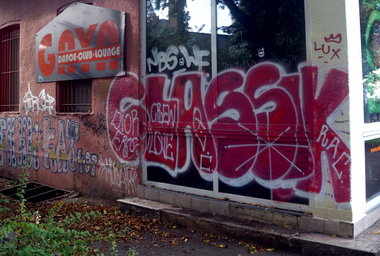 Graffiti Bombing - Photo by barbara - classik, dior, eros