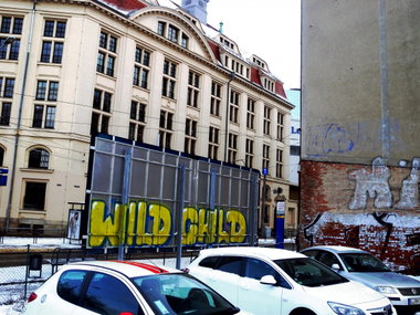 Graffiti Bombing - Photo by barbara - wild, child