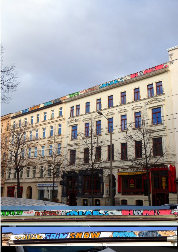 Graffiti Bombing - Photo by barbara - murat, nachos, notar