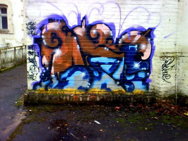 Graffiti Wall - Photo by barbara - losk, core, bact