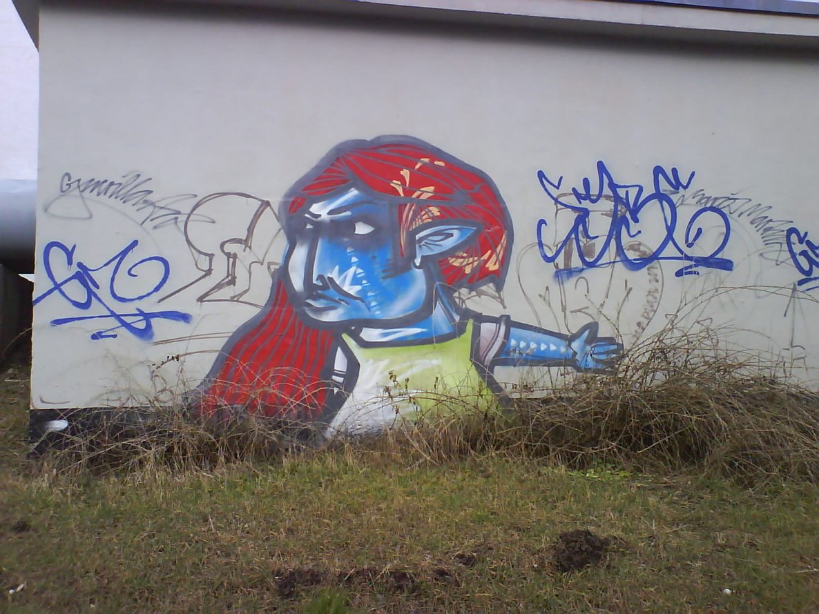 Graffiti Bombing - Photo by barbara - gm, sybe