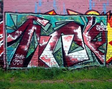 Graffiti Wall - Photo by barbara - hiob, sars, smb