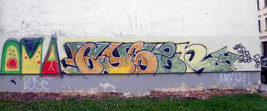 Graffiti Wall - Photo by barbara - oma, cyser, was