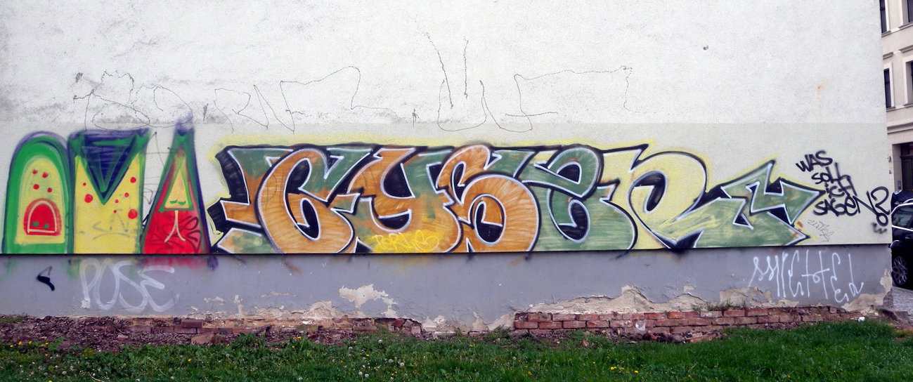 Graffiti Wall - Photo by barbara - oma, cyser, was