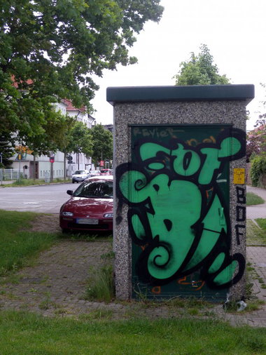 Graffiti Bombing - Photo by barbara - bof