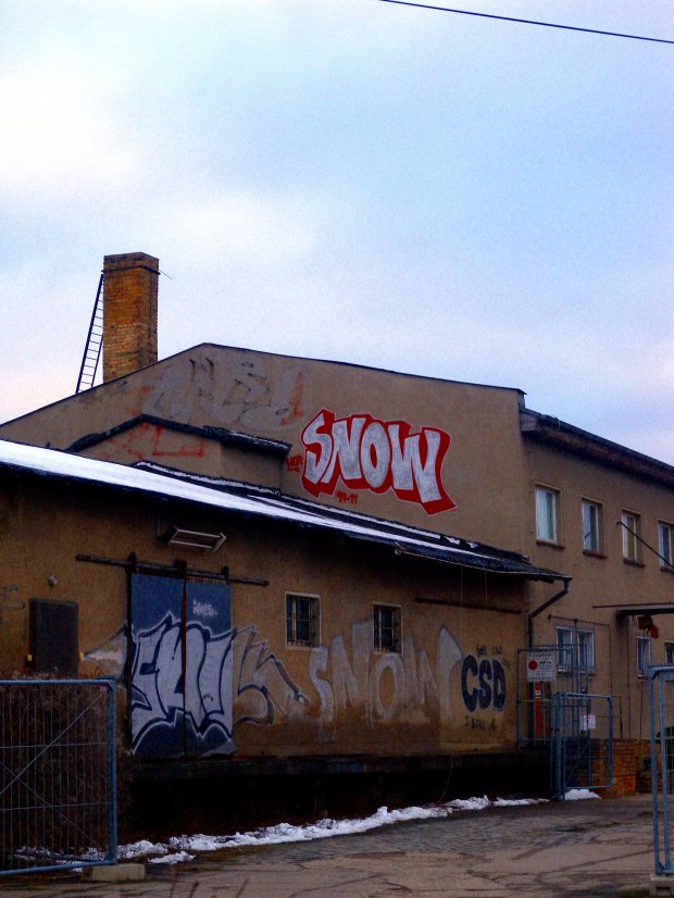 Graffiti Wall - Photo by barbara - miro, snow, salk