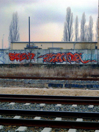 Graffiti Wall - Photo by barbara - stem, coma