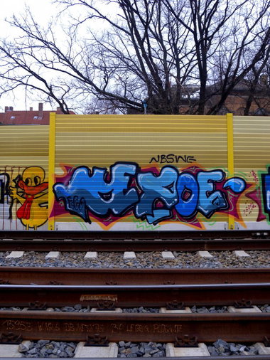 Graffiti Wall - Photo by barbara - nexoe, nbswe, ego