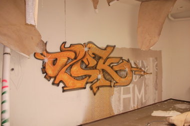 Graffiti Wall - Photo by barbara - olek